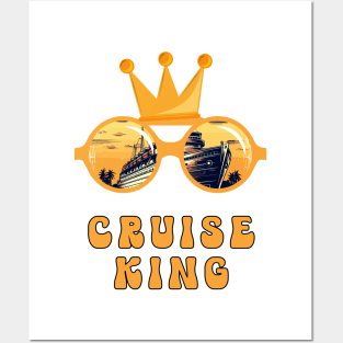 Funny Cruise King For Men Posters and Art